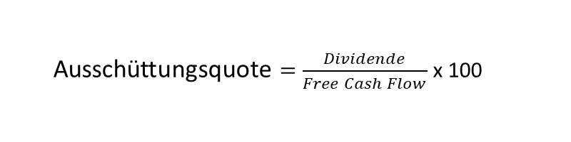 Was ist eine Dividende - Formel Ausschüttungsquote vs. Free Cash Flow