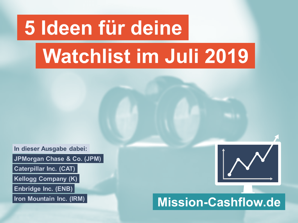 Watchlist im Juli 2019 - 5 Ideen Titel