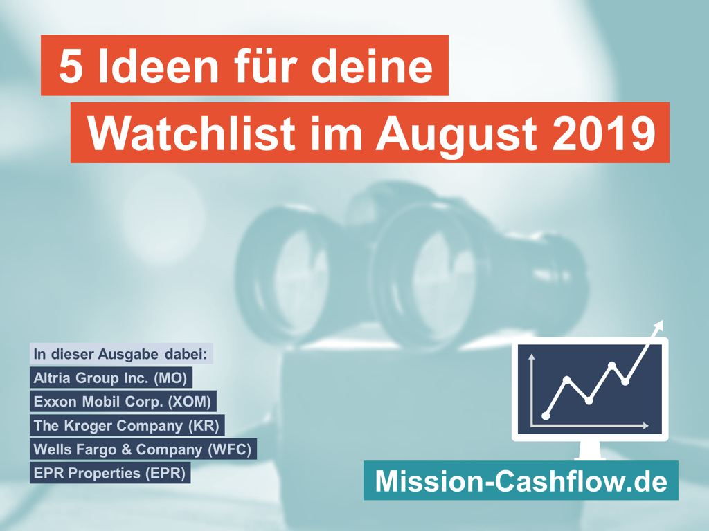 Watchlist im August 2019 - 5 Ideen Titel