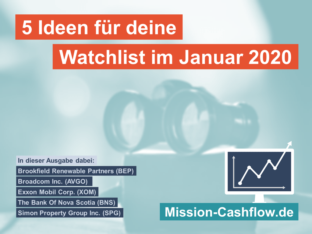 Watchlist im Januar 2020 - 5 Ideen Titel