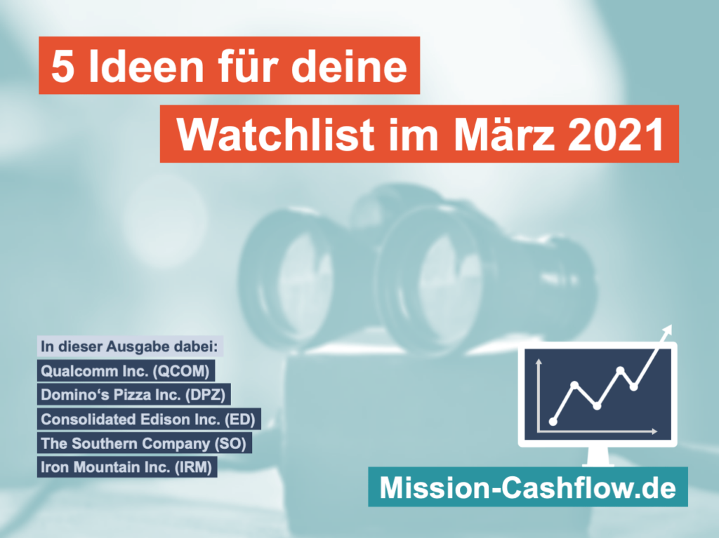 Watchlist im März 2021 - 5 Ideen Titel