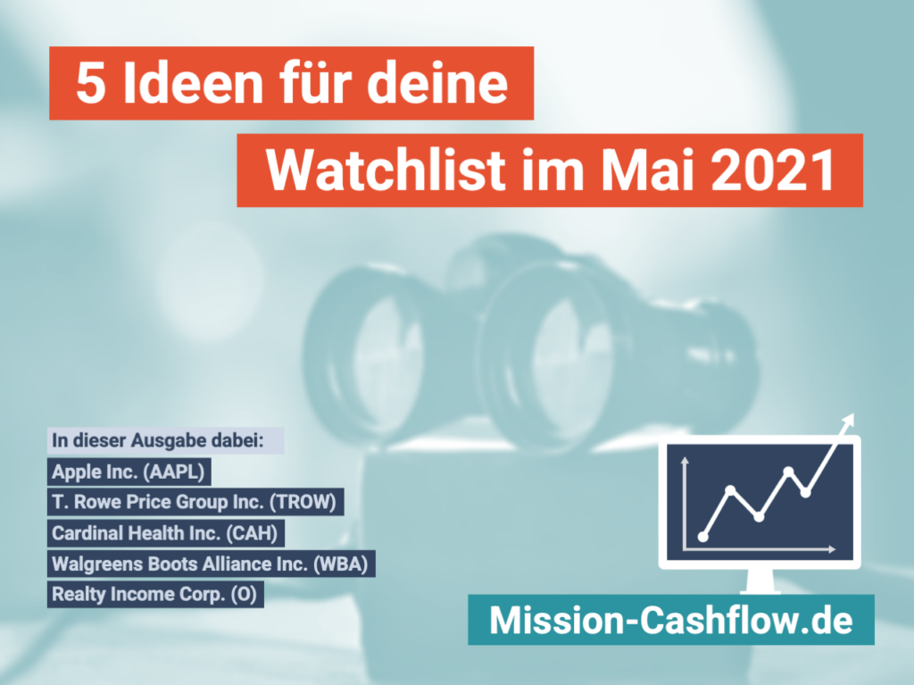 Watchlist im Mai 2021 - 5 Ideen Titel