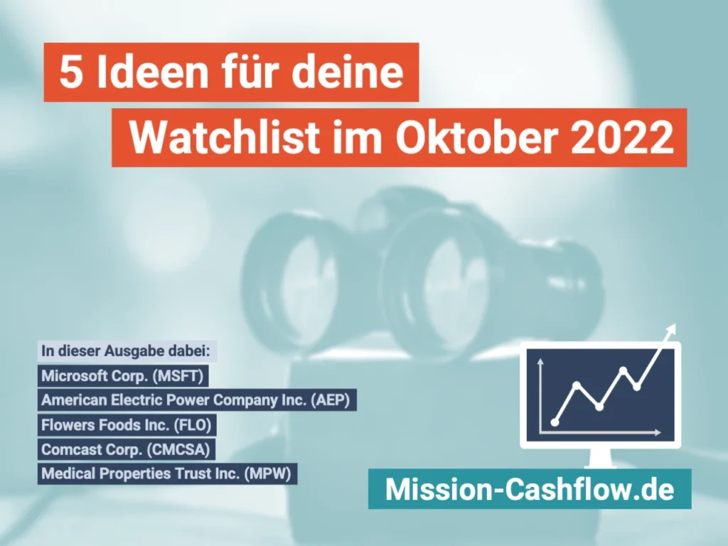 Watchlist im Oktober 2022 - 5 Ideen Titel