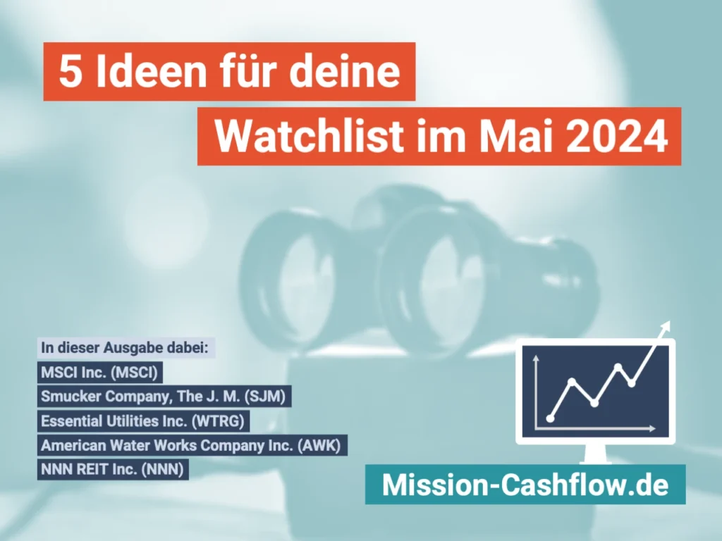 Watchlist im Mai 2024 - 5 Ideen Titel