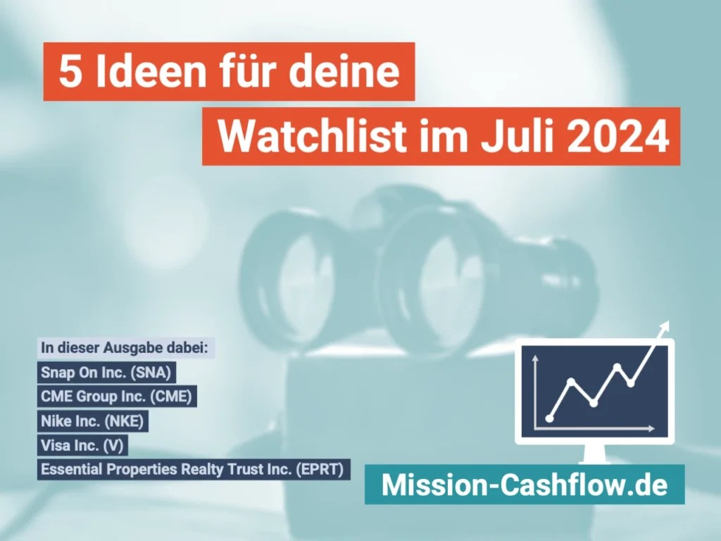 Watchlist im Juli 2024 - 5 Ideen Titel