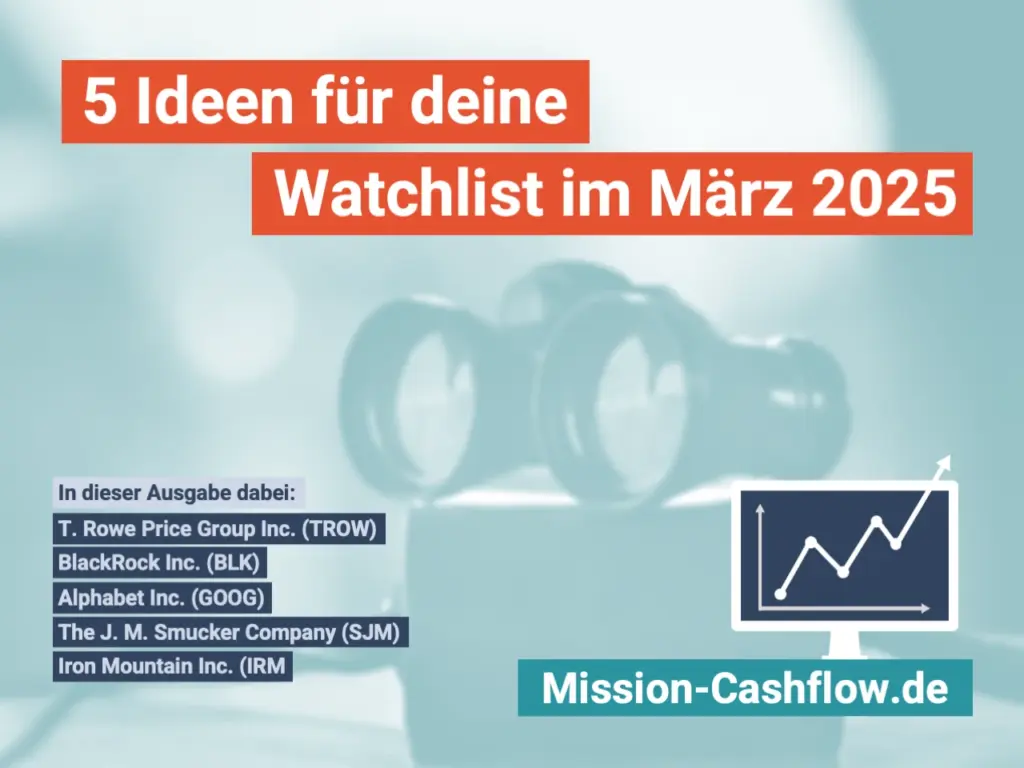 Watchlist im März 2025 - 5 Ideen Titel