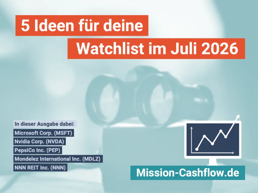 Watchlist im Juli 2026 - 5 Ideen Titel