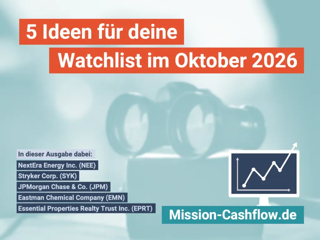 Watchlist im Oktober 2026 - 5 Ideen Titel